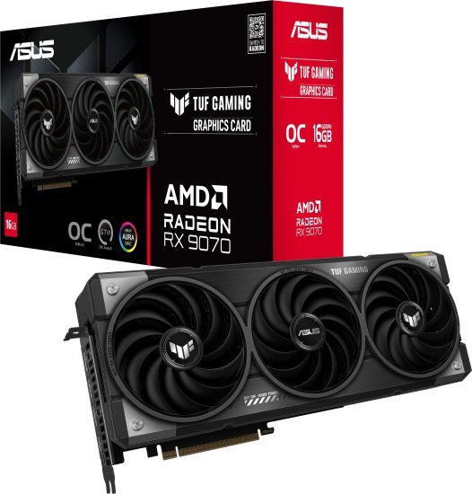כרטיס מסך Asus TUF Gaming Radeon RX 9070 16GB GDDR6 OC Edition