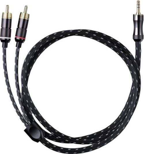 כבל 3.5 מ''מ לחיבור 2xRCA באורך 1 מטרים FiiO LR