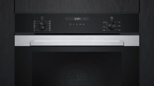 תנור בנוי 71 ליטר 7 תוכניות דגם HB317GES3Y מסדרת IQ500 מבית Siemens - צבע שחור / נירוסטה - תוצרת גרמניה - אחריות יבואן רשמי BSH