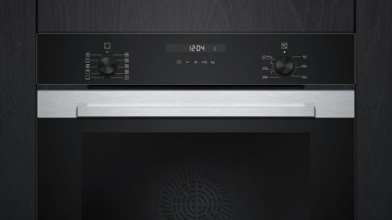 תנור בנוי 71 ליטר 7 תוכניות דגם HB317GES3Y מסדרת IQ500 מבית Siemens - צבע שחור / נירוסטה - תוצרת גרמניה - אחריות יבואן רשמי BSH