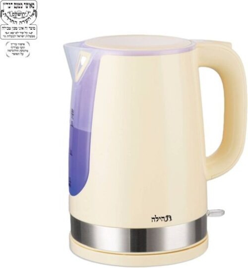 קומקום פלסטיק תהילה בד''צ 1.7 ליטר Universe NRI-2120 - צבע שמנת