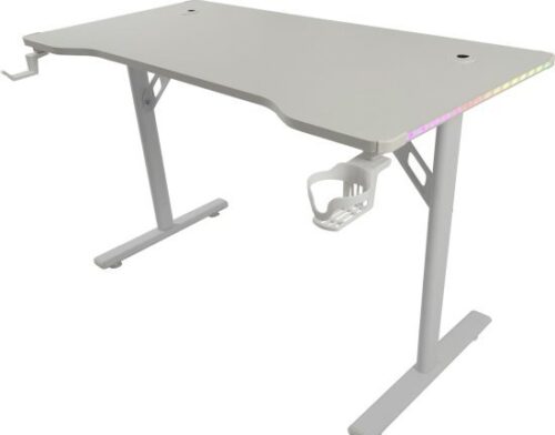 372905_b_1.jpg שולחן גיימינג 120 ס''מ כולל תאורת RGB דגם TOKYO מבית Multi Garden - צבע לבן