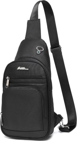 תיק כתף עסקי למכשיר בגודל 8.3 אינץ’ דגם  The Leviathan Crossbody Sling Bag מבית Camel Mountain - צבע שחור