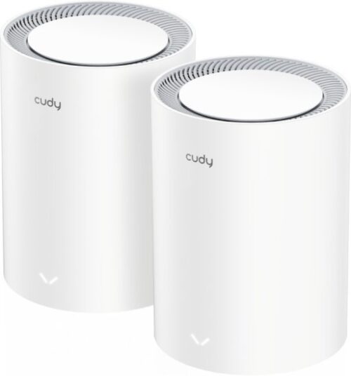 ראוטר (2 יחידות) Cudy AX3000 2.5G Whole Home Mesh Wi-Fi 6 System M3000 V2.0 - לבן