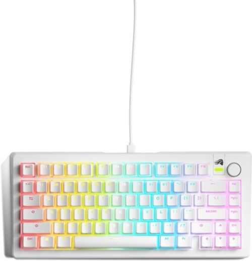 374705_b_1.jpg מקלדת גיימינג מכנית חוטית Glorious GMMK 3 Prebuilt 75 - צבע לבן