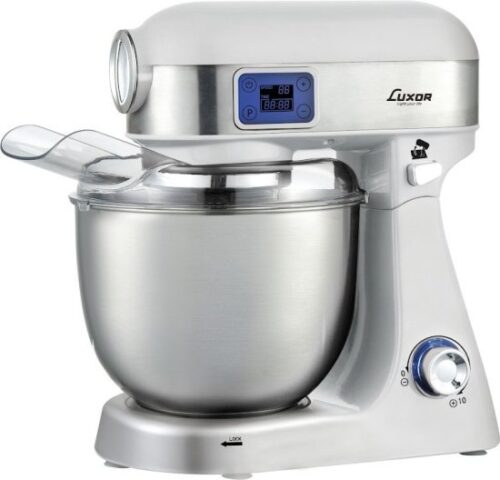 מיקסר מקצועי 5 ליטר 1000W בעל 10 מהירויות דגם AHY-265 מבית Luxor - צבע לבן