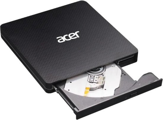 צורב CD / DVD חיצוני נייד Acer GP.ODD11.001 - צבע שחור