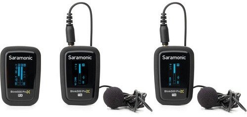 375765_b_1.jpg מערכת שני מיקרופונים אלחוטיים עם קליפס דגם Saramonic Blink500 ProX B2