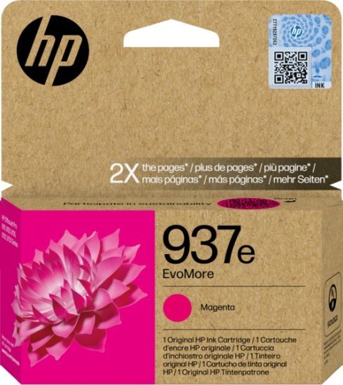 ראש דיו מגנטה מקורי HP No 937 e EvoMore 4S6W7NE