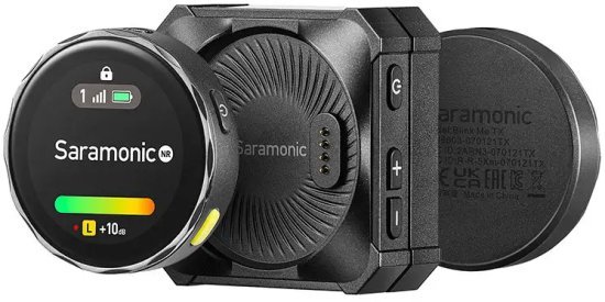 מערכת מיקרופון דש אלחוטי עם 2 משדרים בעל מסך מגע ומקלט Saramonic BlinkMe B2