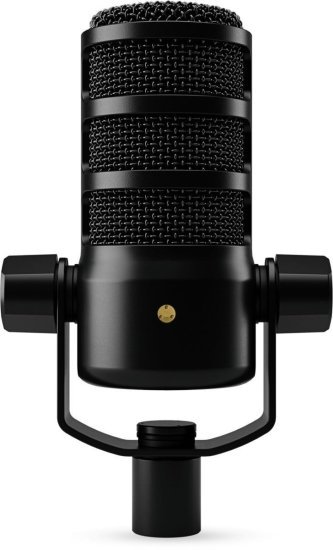 מיקרופון שידור דינמי Røde PodMic עם חיבורי USB ו-XLR - צבע שחור