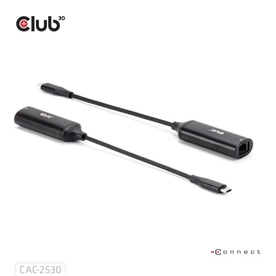 מתאם רשת USB Type-C ל־Ethernet RJ45 5Gbps דגם CAC-2530 מבית Club3D