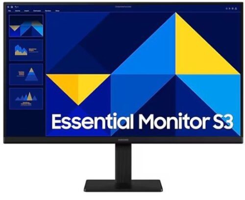מסך מחשב Samsung Essential Monitor S3 S30GD S24D300GAM IPS 23.8 Inch