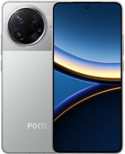 טלפון סלולרי Xiaomi Poco F7 Pro 5G 12GB+512GB - צבע כסוף - שנתיים אחריות יבואן רשמי ע''י המילטון