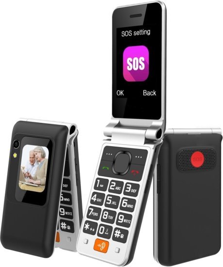 טלפון סלולרי למבוגרים SLIDER W80 4G - צבע שחור - שנה אחריות יבואן רשמי