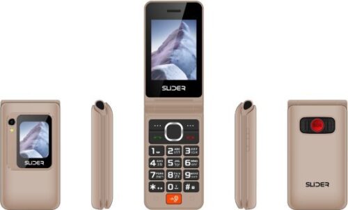 379739_b_1.jpg טלפון סלולרי למבוגרים SLIDER W80 4G - צבע זהב - שנה אחריות יבואן רשמי