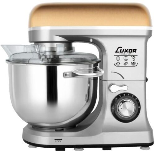 380004_b_1.jpg מיקסר מקצועי 7 ליטר 1600W בעל 8 מהירויות דגם AHY-7SG מבית Luxor - צבע כסוף