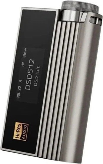 ממיר DAC נייד ומגבר אוזניות דגם Nunchaku מבית iBasso - צבע אפור