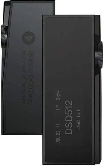 מתאם USB עם ממיר DAC ומגבר אוזניות דגם DC07 Pro מבית iBasso - צבע שחור