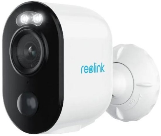 מצלמת אבטחה חיצונית אלחוטית Reolink Argus 3E 3MP - צבע לבן