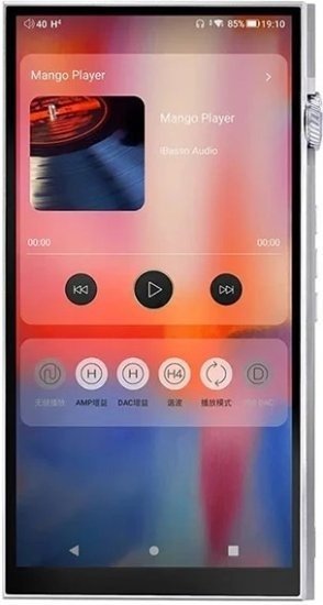 נגן אודיו נייד פרימיום ברזולוציה גבוהה עם Bluetooth ו-WIFI דגם DX340 מבית iBasso - צבע שחור