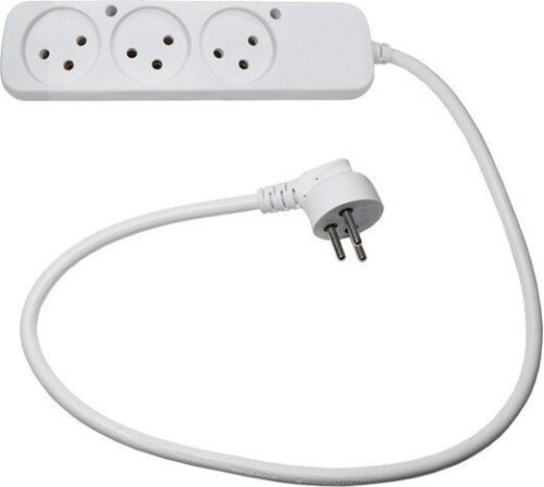 רב שקע 3 יציאות ללא מפסק כבל באורך 3 מטר Deko DPS-3