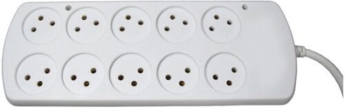 רב שקע 10 יציאות ללא מפסק כבל באורך 3 מטר Deko DPS-10