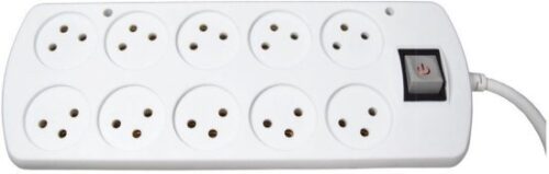 רב שקע 10 יציאות עם מפסק כבל באורך 1 מטר Deko DPS-10S