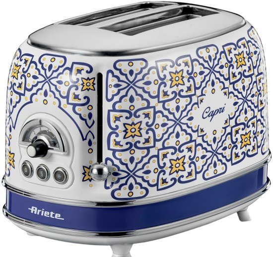 מצנם קופץ 2 פרוסות Ariete Capri 155 810W - צבע Capri