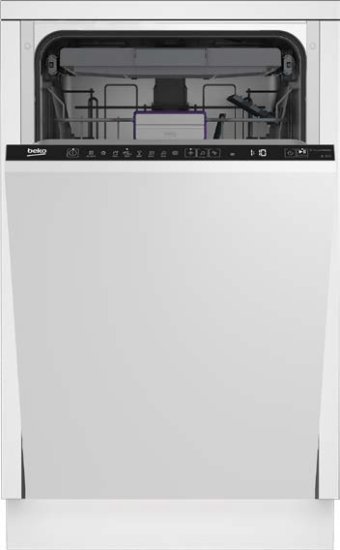 מדיח כלים רחב אינטגרלי מלא 15 מערכות כלים 8 תוכניות Beko DIN48524