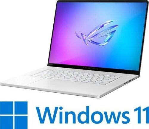 מחשב נייד Asus ROG Zephyrus G16 (2025) GU605CR-QR106W - צבע Platinum White - נרתיק ROG וספק כוח Type-C כלולים בתוך האריזה כמתנה!
