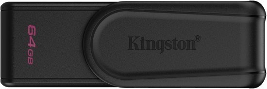 זכרון נייד Kingston DataTraveler Exodia S 64GB USB3.2 - שחור