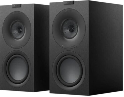 זוג רמקולים מדפיים KEF Q Concerto Meta Compact - צבע שחור