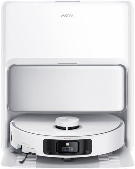 שואב אבק ושוטף רובוטי עם תחנת ריקון אוטומטית Mova P50 Pro Ultra - צבע לבן