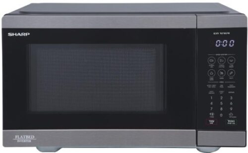 מיקרוגל אינוורטר דיגיטלי ללא צלחת 26 ליטר Sharp R-268FH(BS) 900W - צבע שחור / נירוסטה