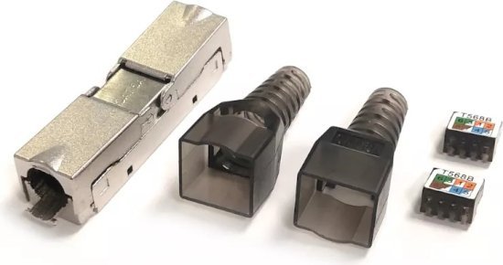 מתאם רשת CAT6A זכר לזכר מבית Luggar