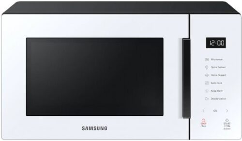 מיקרוגל דיגיטלי ציפוי קרמי 23 ליטר Samsung MS23T5018AW 800W - צבע לבן - שנה אחריות יבואן רשמי סמסונג ישראל