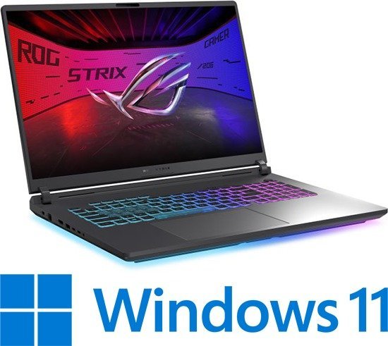 מחשב נייד Asus ROG Strix G18 (2025) G815JMR-S9028W - צבע Eclipse Gray - תיק ROG כלול בתוך האריזה כמתנה!