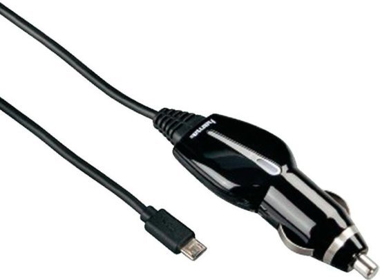 מטען לרכב הכולל חיבור Micro USB מבית Hama - צבע שחור