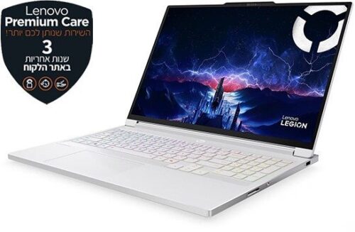 מחשב נייד Lenovo Legion 7-16IAX10 83KY0043IV - צבע Glacier White