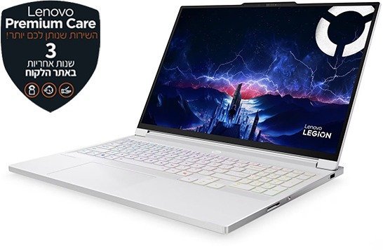 מחשב נייד Lenovo Legion 7-16IAX10 83KY0043IV - צבע Glacier White