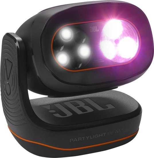 מקרן מסיבות עם JBL PartyLight Beam Led 22W Bluetooth - צבע שחור - אחריות יבואן רשמי ניופאן