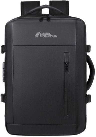 390893_b_1.jpg תיק גב וואקום 35 ליטר למחשב נייד בגודל עד 16 אינץ’ דגם The Valtrex ProX מבית Camel Mountain - צבע שחור