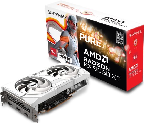 כרטיס מסך Sapphire Radeon RX 9060 XT PURE 16GB GDDR6