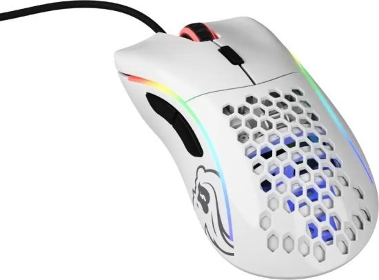 עכבר גיימינג חוטי Glorious Model D Wired - צבע לבן מבריק
