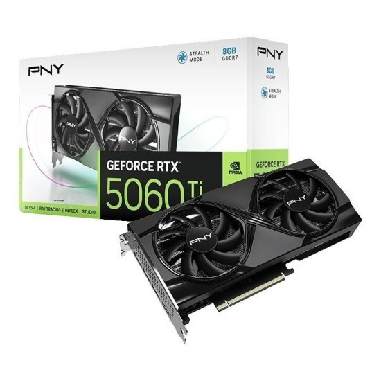 כרטיס מסך PNY RTX 5060 Ti Dual Fan 8GB GDDR7