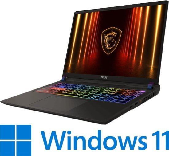 מחשב נייד לגיימרים MSI Vector 16 HX AI A2XWHG-434IL - צבע Cosmos Gray - תיק כלול בתוך האריזה כמתנה!