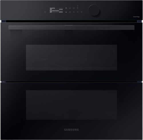 תנור בנוי פירוליטי 76 ליטר 12 תוכניות Samsung Dual Cook Flex NV7B5755SAK - צבע זכוכית שחורה