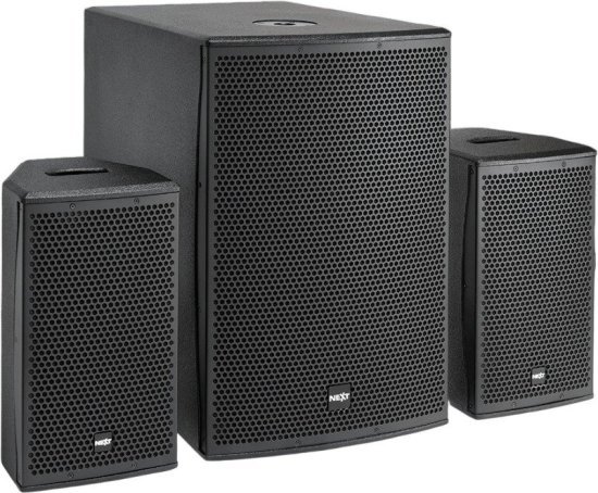 מערכת הגברה ניידת NEXT FLEXi 15 - צבע שחור