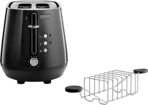 מצנם קופץ 2 פרוסות Delonghi Eclettica CTY2103.BK 900W - צבע שחור